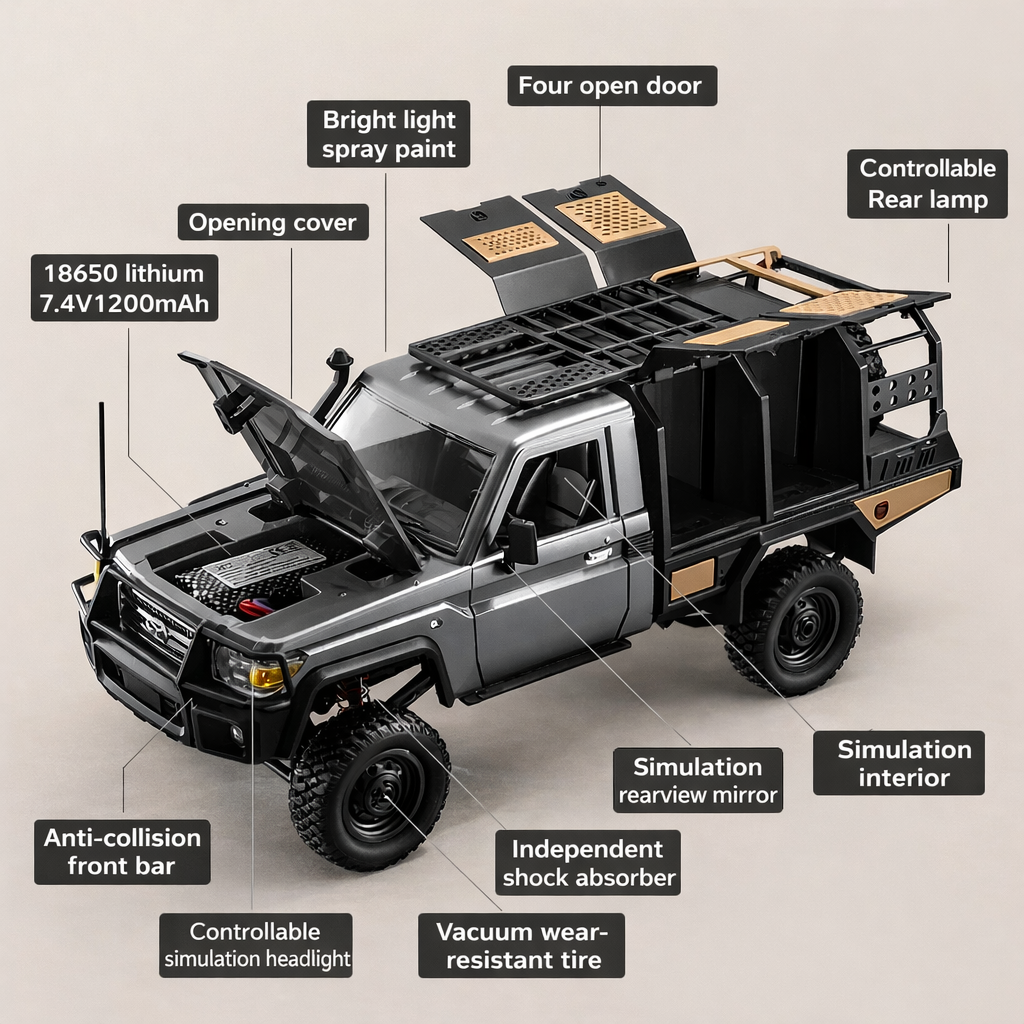 4WD Remote Control Land Cruiser