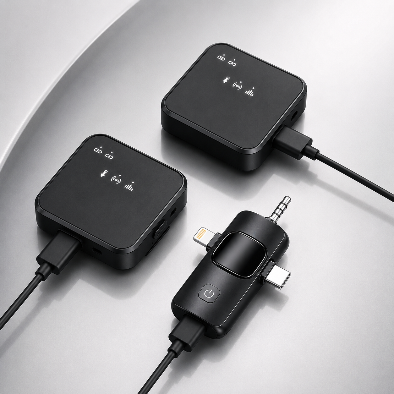 Wireless Noise Reduction Clip-On Microphone