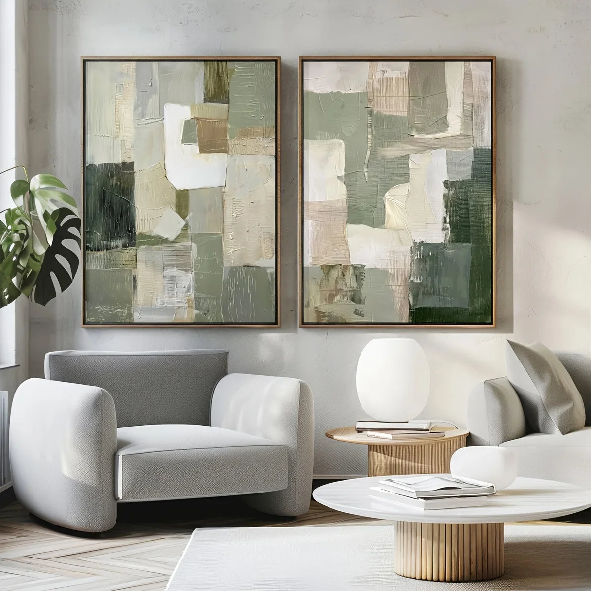 Minimalist Abstract Canvas Print Set